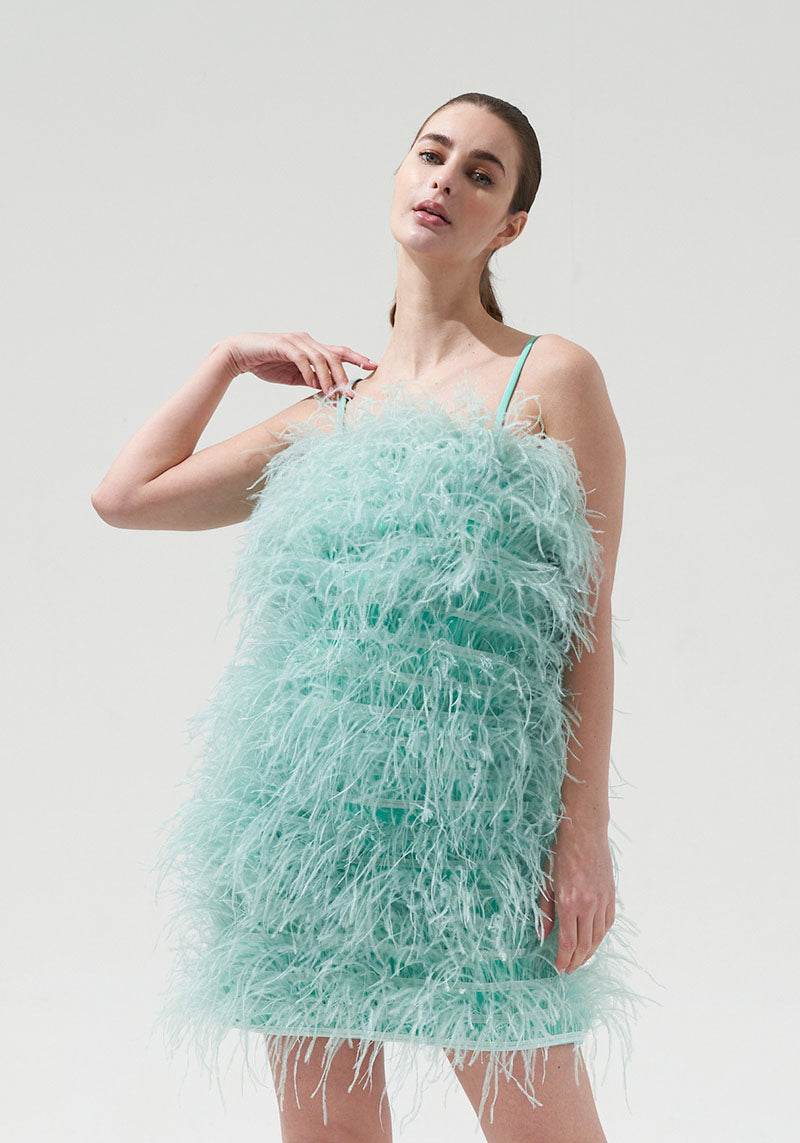 COUTURE LINE] FEATHER DRESS NO. 3 ...